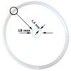 Dichtung für Töpfe mit breitem Schüttrand bis d=50 cm, Materialstärke 1,5 mm (Bild für) Dichtung für Töpfe mit breitem Schüttrand bis d=50 cm, Materialstärke 1,5 mm